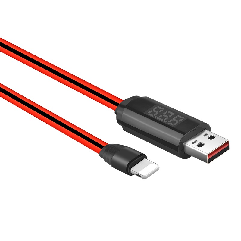 u29 lightning charging data cable with led connectors