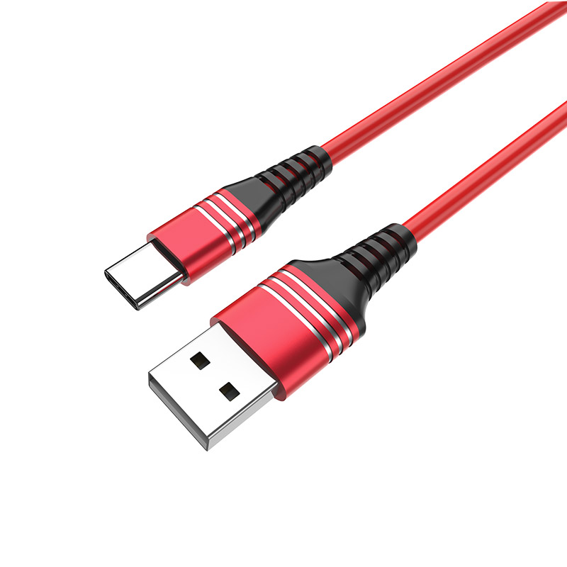 u46 tricyclic silicone type c charging data cable main