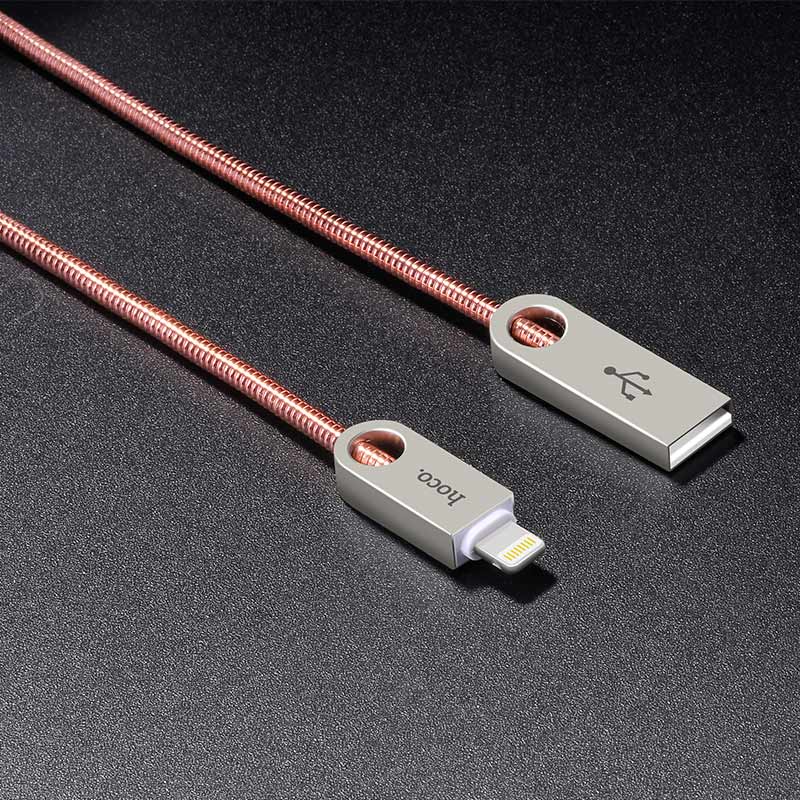 u8 zinc alloy metal lightning charging cable connectors
