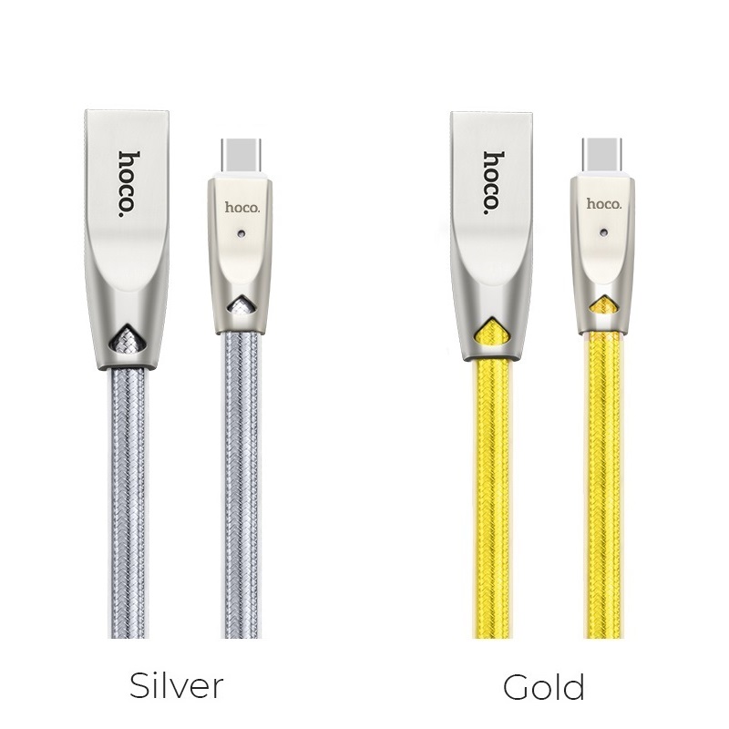 u9 zinc alloy jelly knitted type c charging cable colors