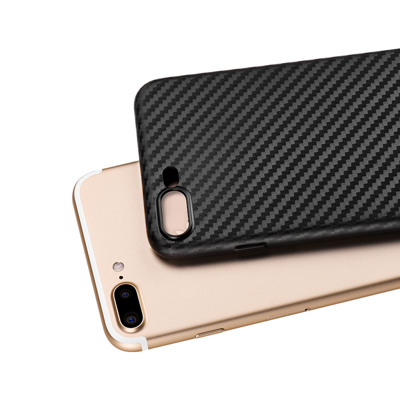 ultra thin carbon fiber case iphone 7 8 plus with phone