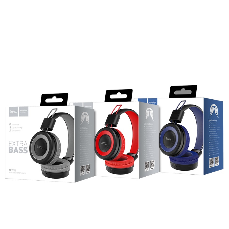 Headphones "W16 Cool motion" wireless and wired | HOCO | The Premium