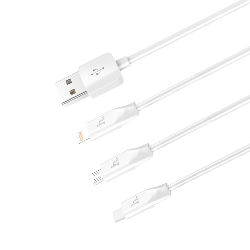 x1 rapid 3in1 apple micro usb type c charging cable main