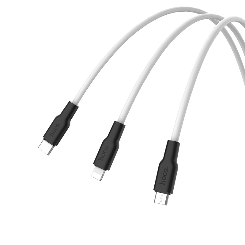 CABLE UNIVERSAL 3 EN 1 MICRO USB - TIPO C - LIGHTNING