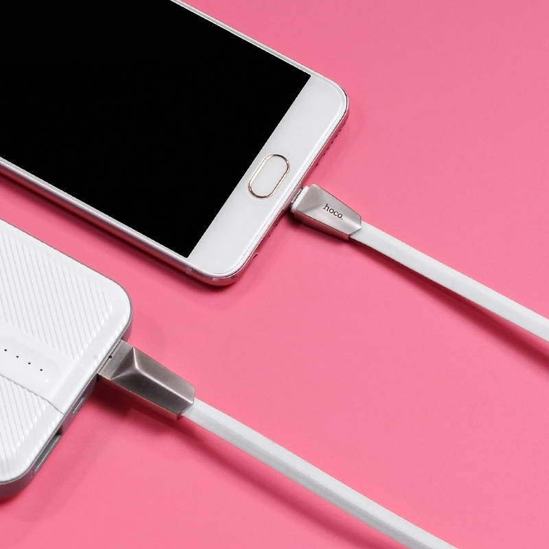 x4 zinc alloy rhombus micro usb charging cable power bank