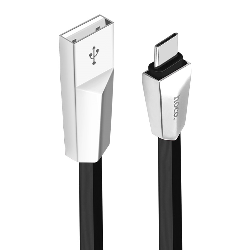 x4 zinc alloy rhombus type c charging cable