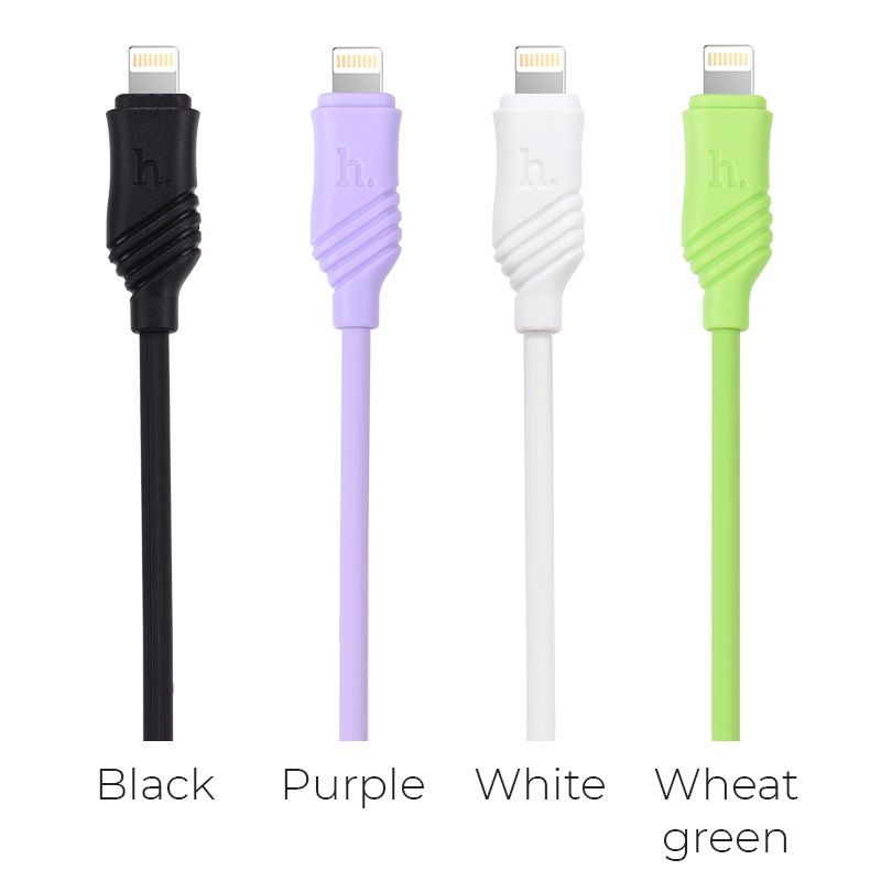 x6 khaki lightning charging cable colors