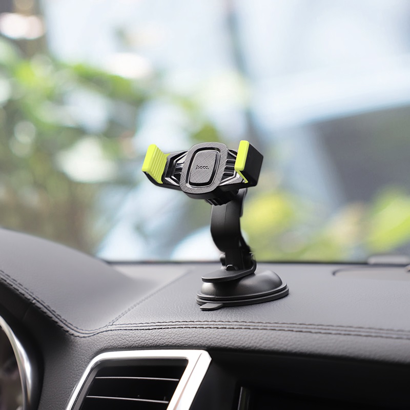 hoco ca40 refined suction cup base in car dashboard phone holder panel