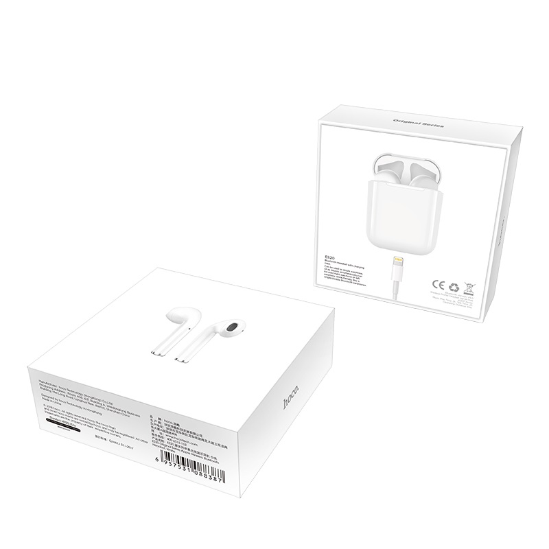 hoco es20 original series for apple wireless bluetooth headset package