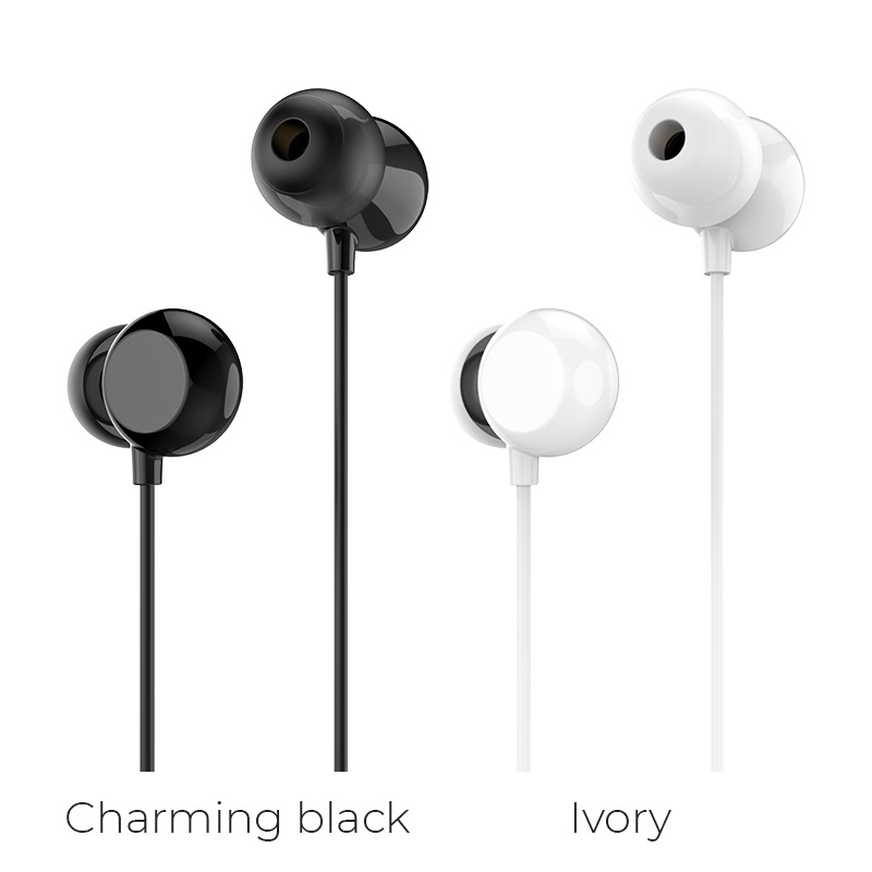 hoco m43 ceramic universal earphones with microphone colors