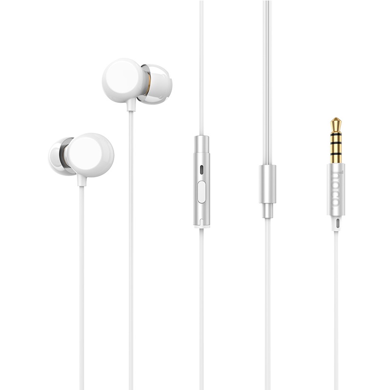 hoco m43 ceramic universal earphones with microphone jack