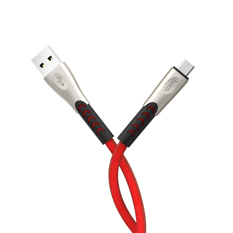 hoco u48 superior speed charging data cable for micro usb braid