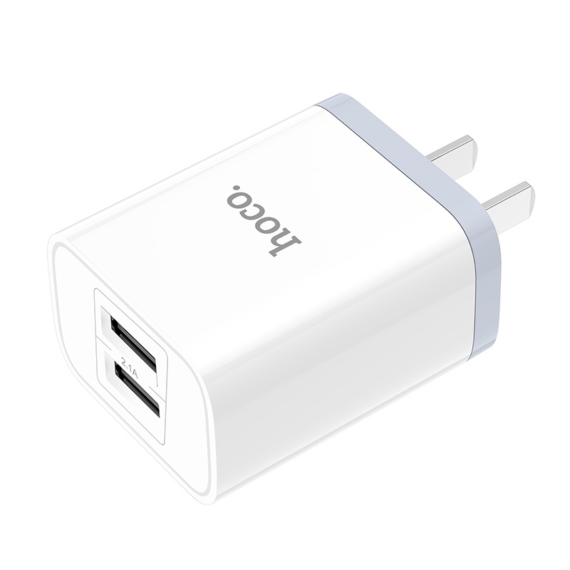 hoco c50 luster sharp dual port charger 3c usb