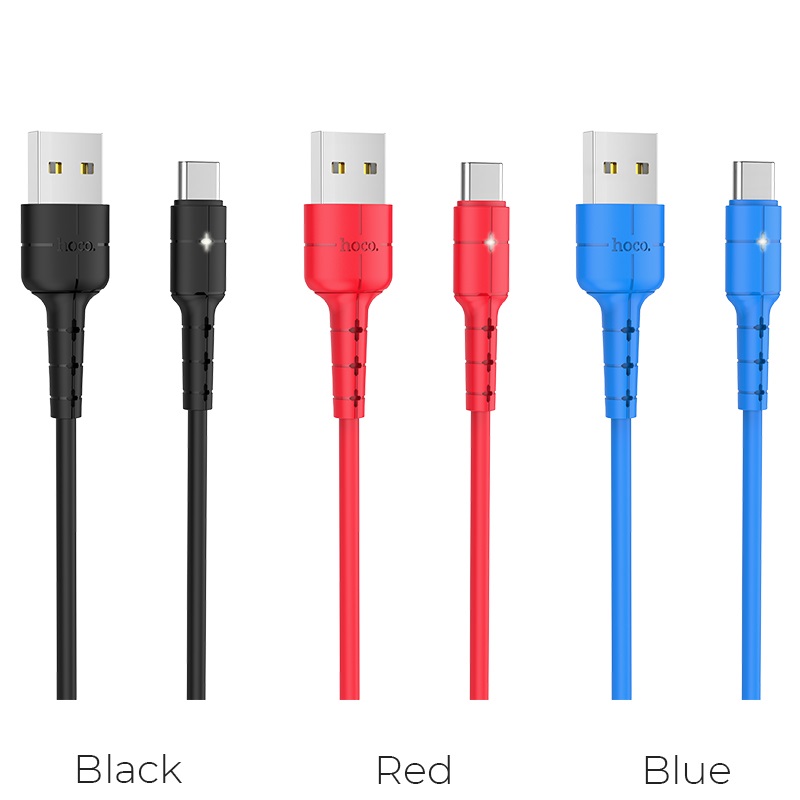 hoco x30 star charging data cable for type c colors
