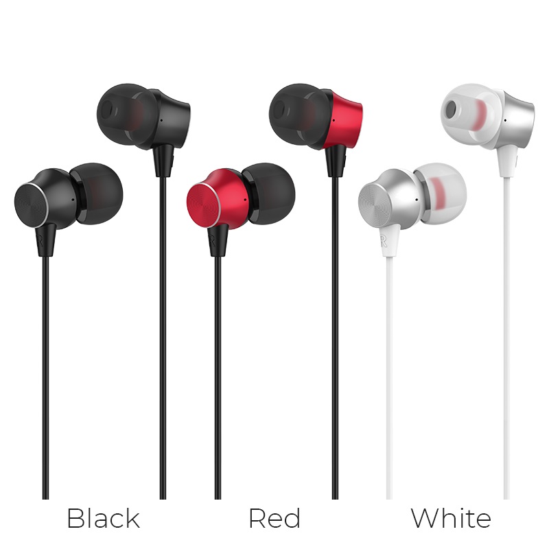 hoco m51 proper sound universal earphones with mic colors