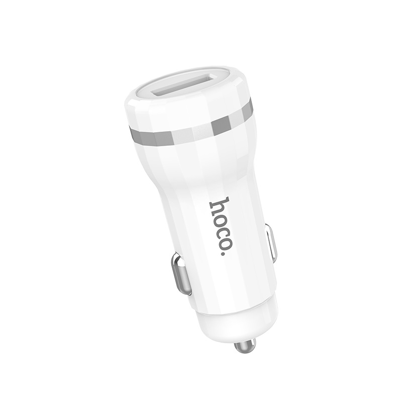 hoco z27 staunch dual port in car charger qc 3.0 logo