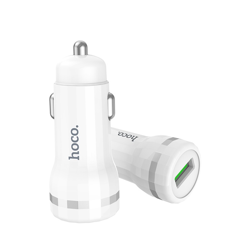 hoco z27 staunch dual port in car charger qc 3.0