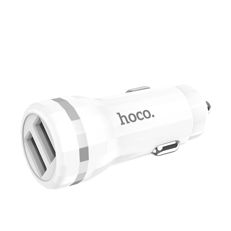 hoco z27 staunch dual port in car charger shell