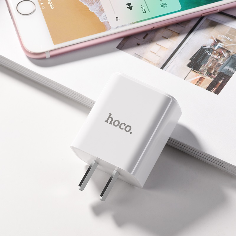 hoco c62 victoria dual port charger 3c adapter