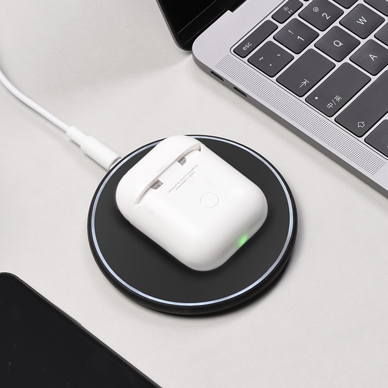 hoco cw18 wireless charging protective box for airpods charger