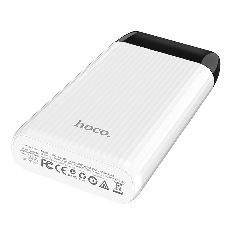 hoco j28a shock power mobile power bank 20000mAh overview