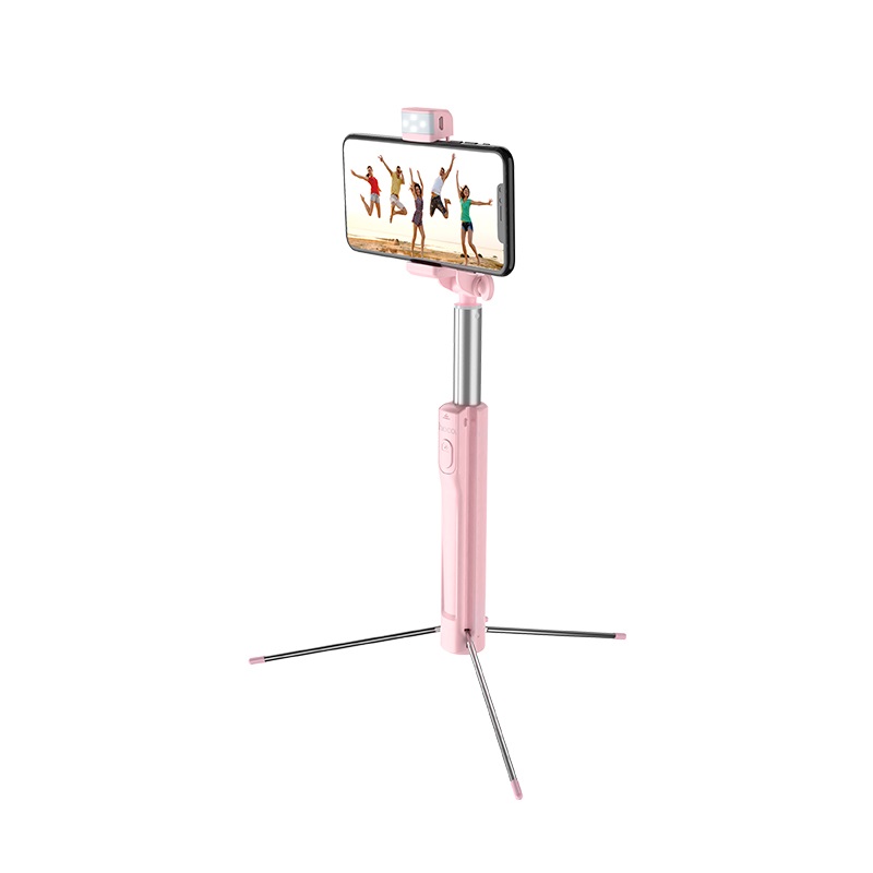 hoco k10a magnificent wireless selfie stick with backlight phone