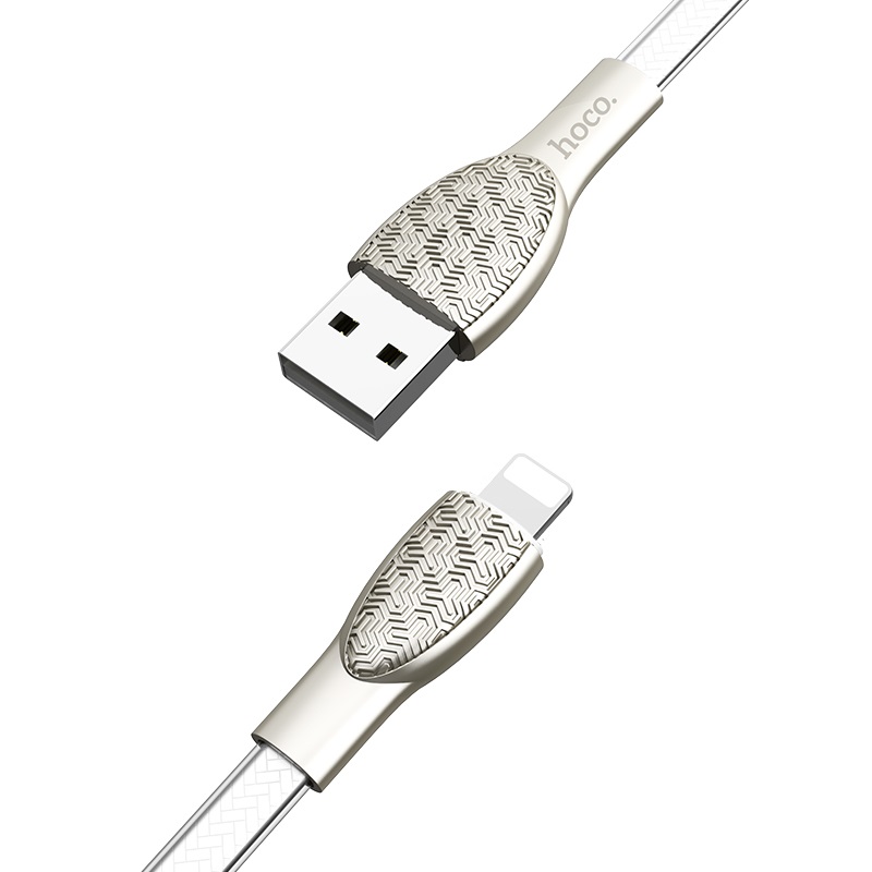 hoco u52 bright charging data cable for lightning joints