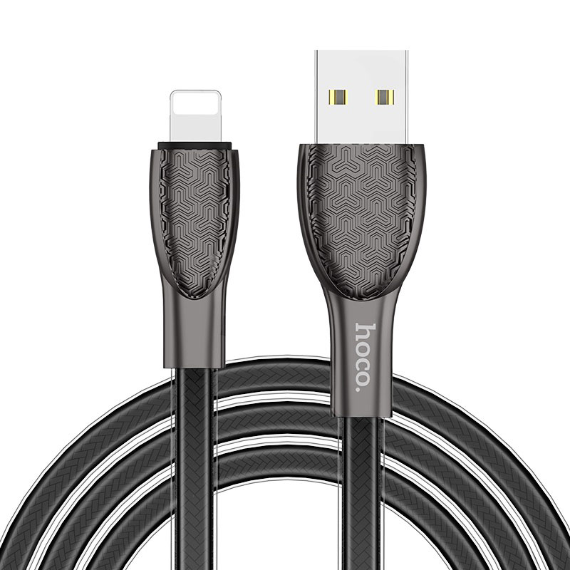 hoco u52 bright charging data cable for lightning overview