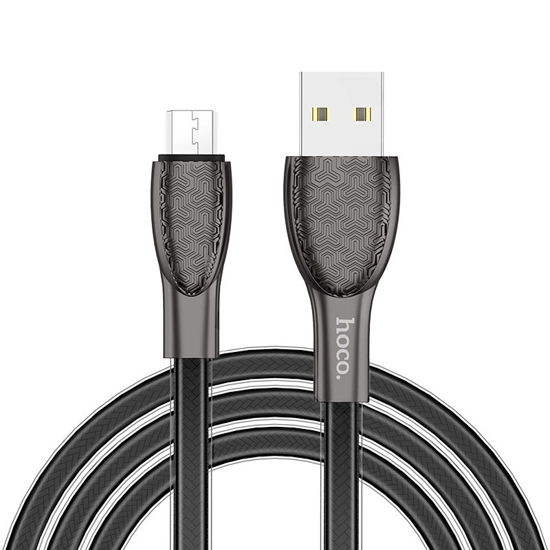 hoco u52 bright charging data cable for micro usb overview