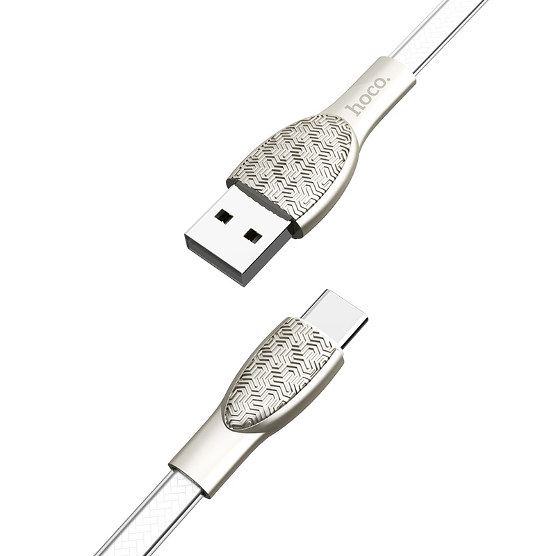 hoco u52 bright charging data cable for type c joints