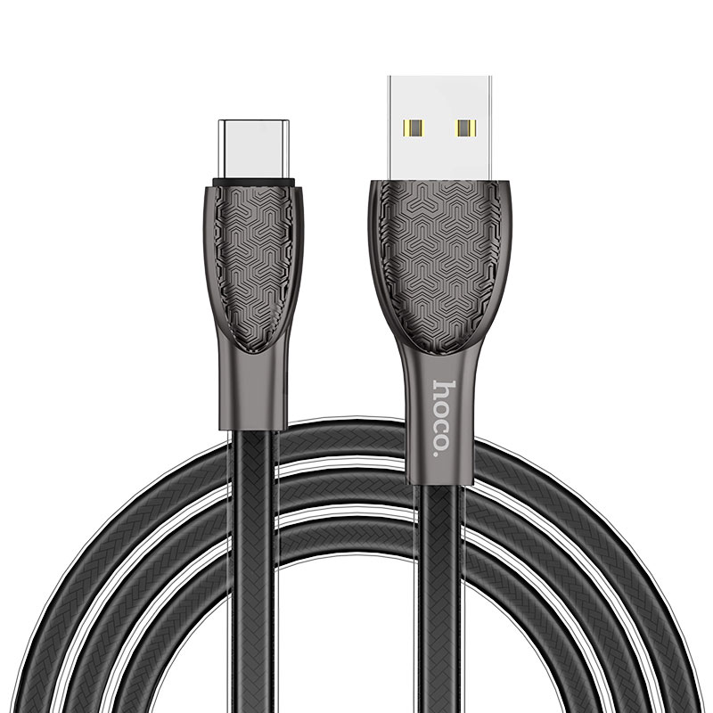 hoco u52 bright charging data cable for type c overview