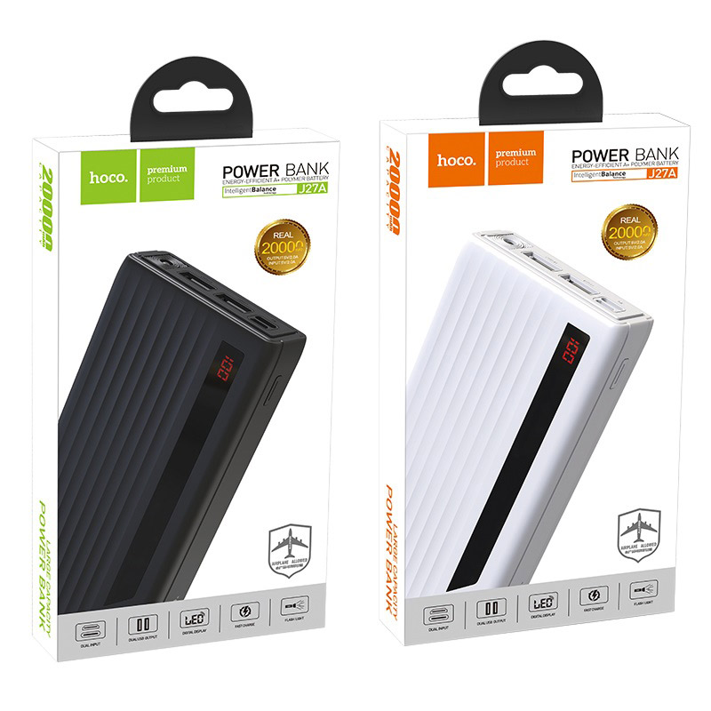 hoco j27a wide energy mobile power bank 20000 mah package