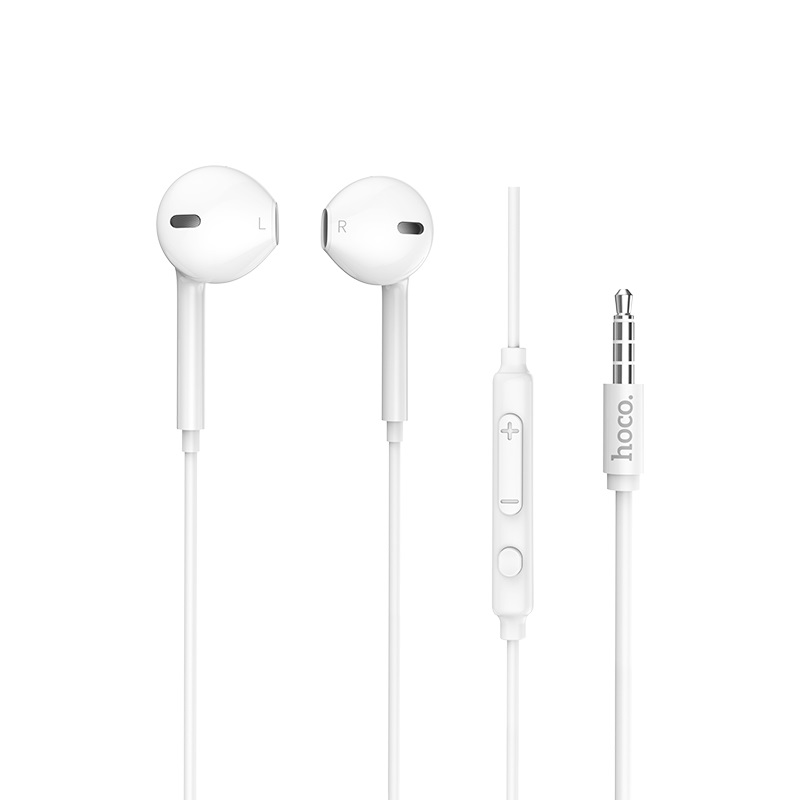 hoco m55 memory sound wire control earphones with mic joint