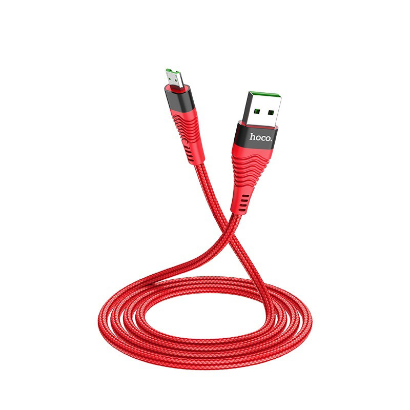 hoco u53 4a flash charging data cable micro usb flexible