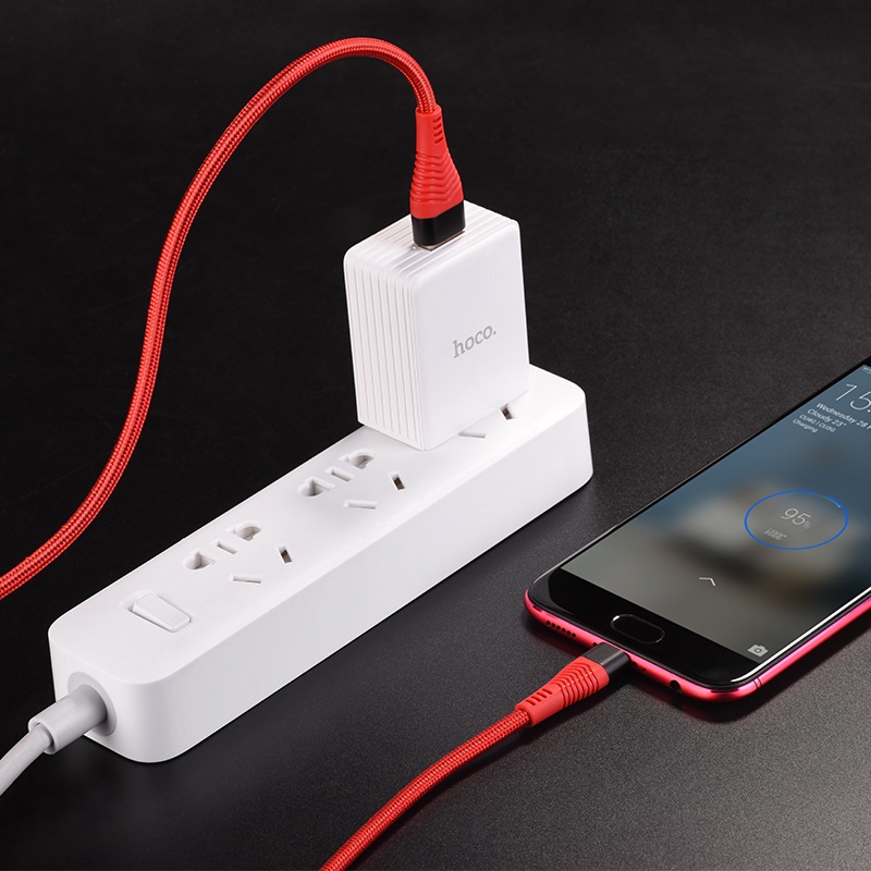 hoco u53 4a flash charging data cable micro usb phone