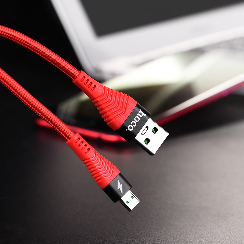 hoco u53 4a flash charging data cable micro usb wire