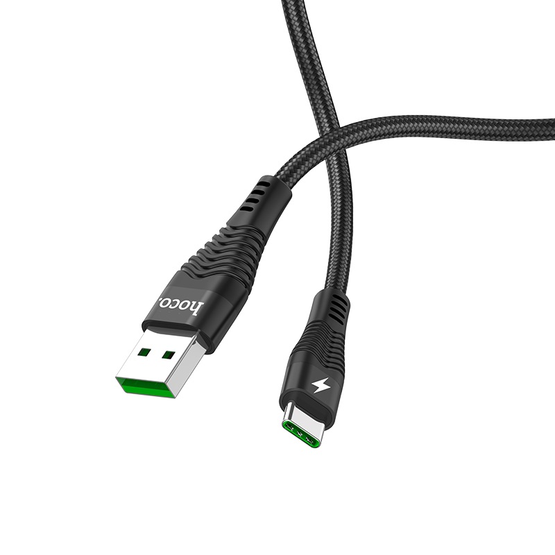 hoco u53 5a flash charging data cable for type c connectors