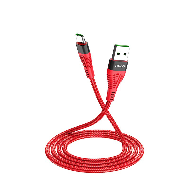 hoco u53 5a flash charging data cable for type c flexible