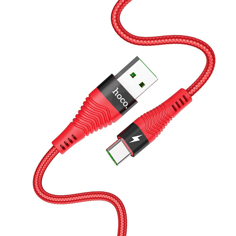 hoco u53 5a flash charging data cable for type c tail