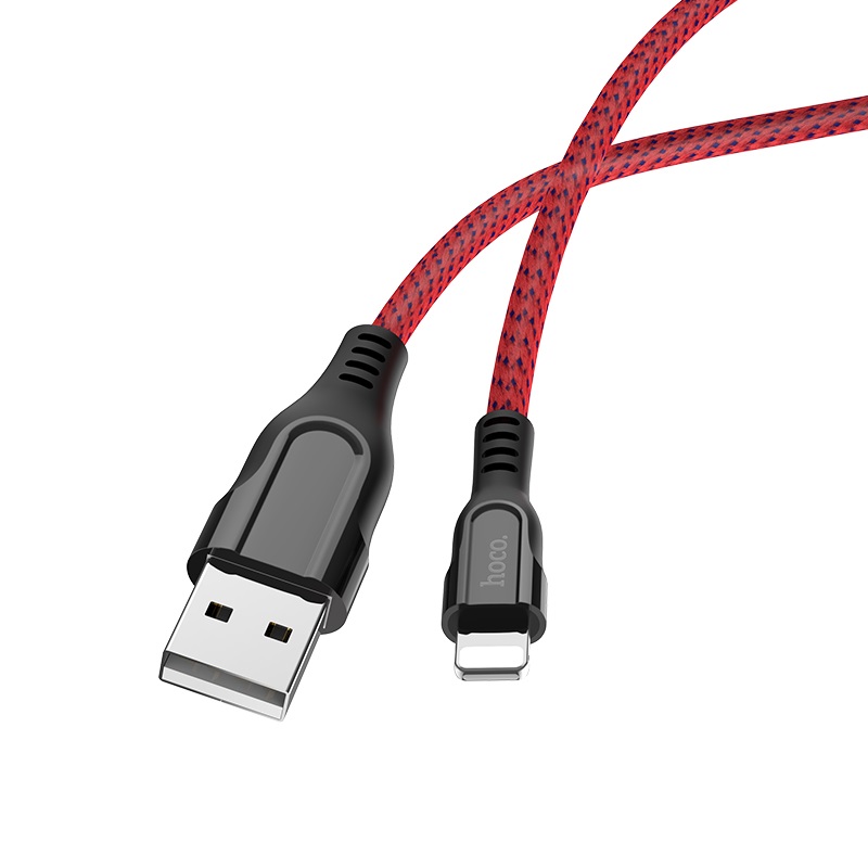 hoco u54 advantage charging data cable for lightning joints
