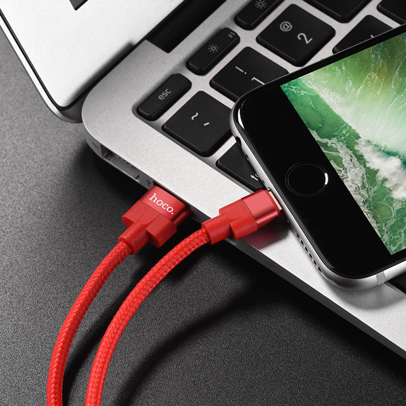 hoco u55 outstanding charging data cable for lightning wire