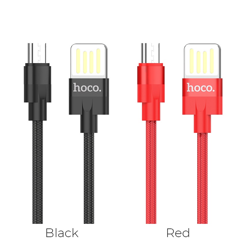 hoco u55 outstanding charging data cable for micro usb colors