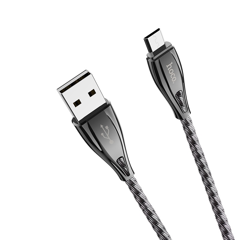 hoco u56 metal armor charging data cable for micro usb connectors