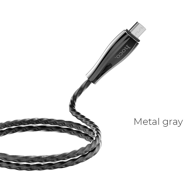 u56 micro usb metal gray
