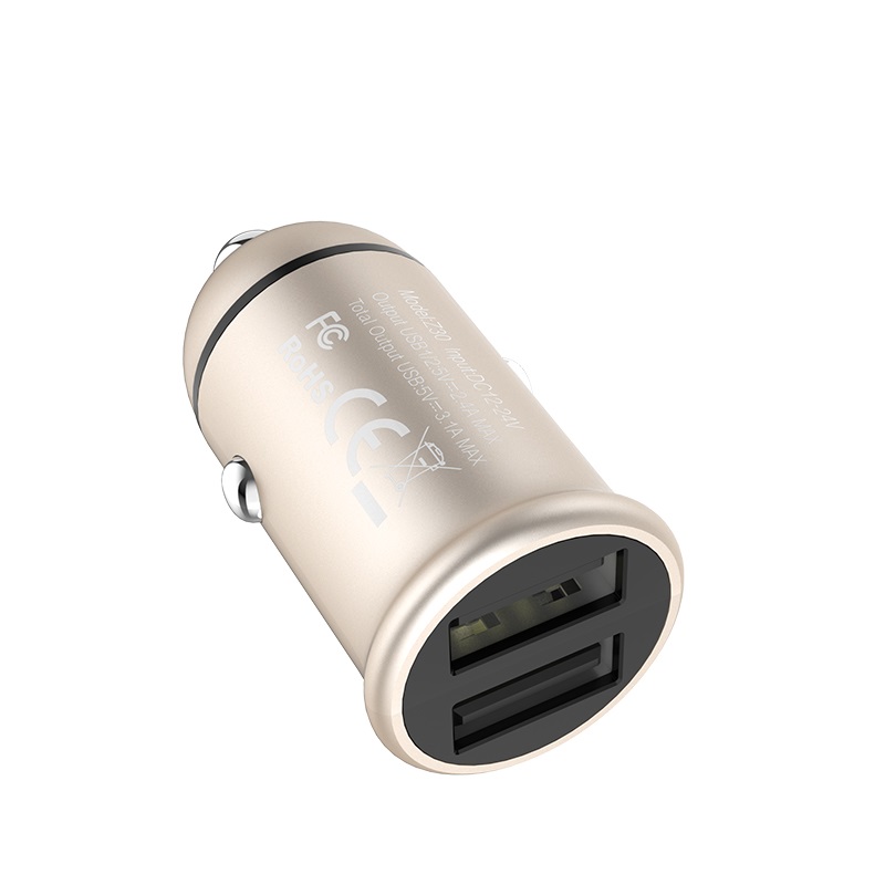 hoco z30 easy route dual port mini car charger specs