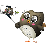 kiki making selfie kiki making selfie