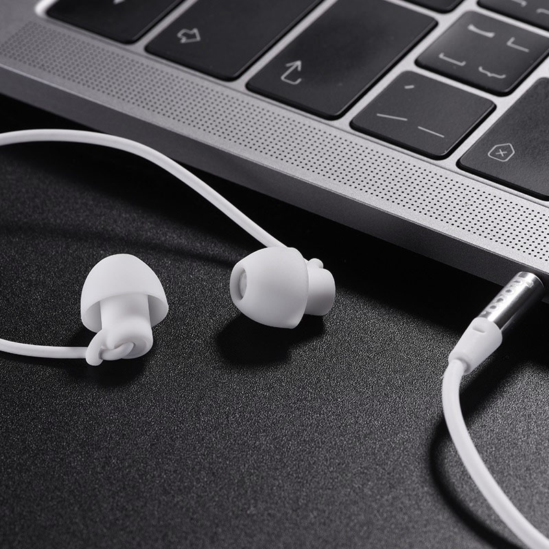 hoco m56 audio dream universal earphones with mic notebook white