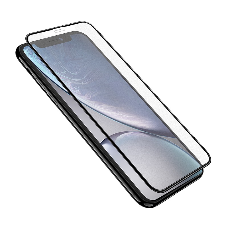 hoco super smooth full screen frosted tempered glass for iphone x xs xr xs max a14 clear