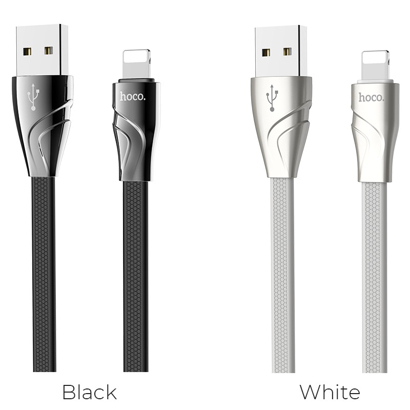 hoco u57 lightning twisting charging data cable colors