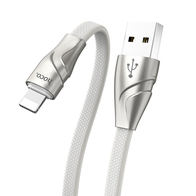 hoco u57 lightning twisting charging data cable durable